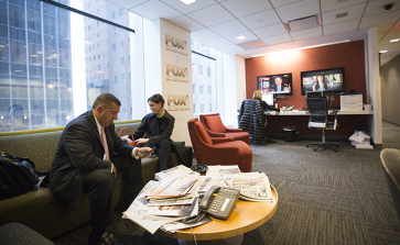 Doing a little bit of catching up while waiting for my After the Bell  interview at Fox Business News New York.