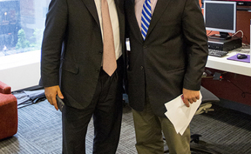 It was a pleasure to meet Charlie Gasparino while waiting at the Fox Business News in New York City.